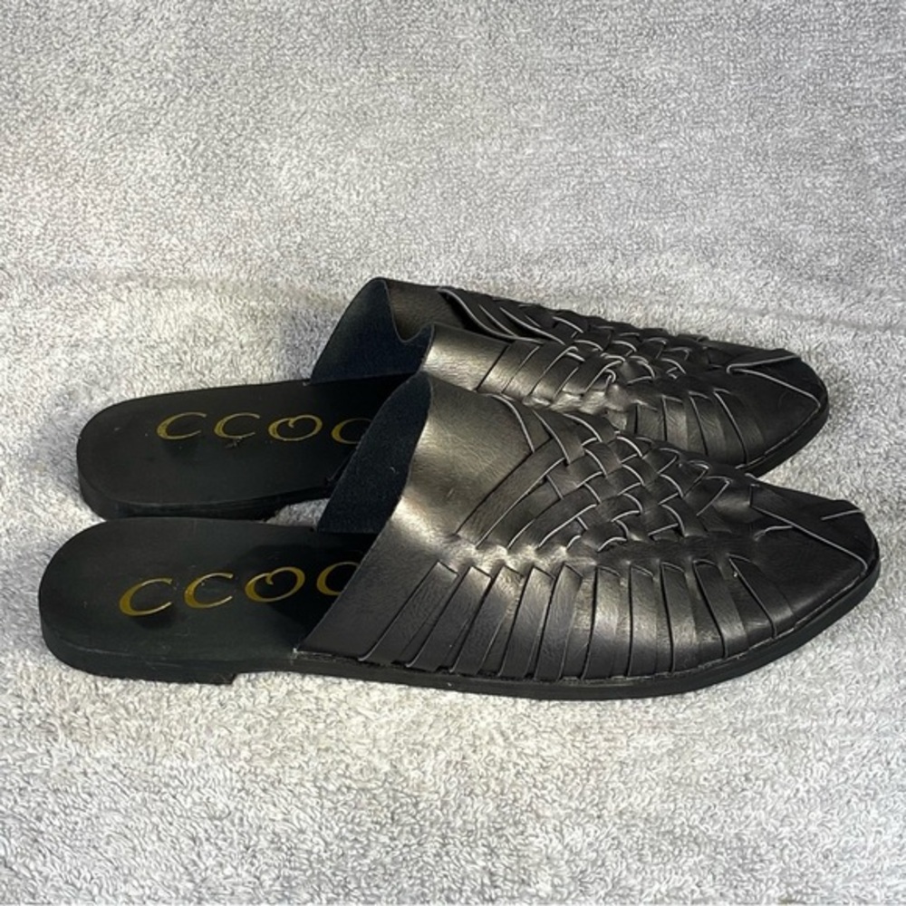 Ccocci Shoes‎ Womens Size 5.5 Black Slip On Flats